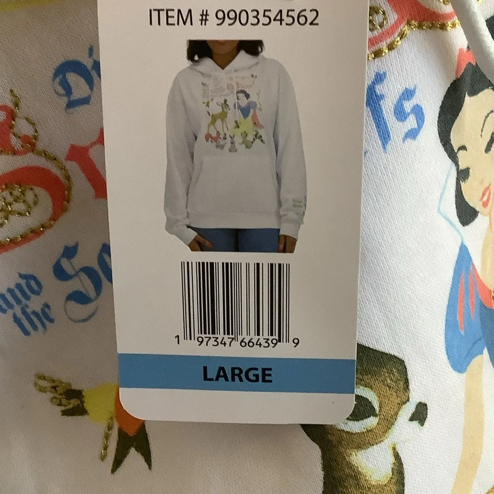 Disney Snow White Graphic Hoodie - White - Picture 8 of 8